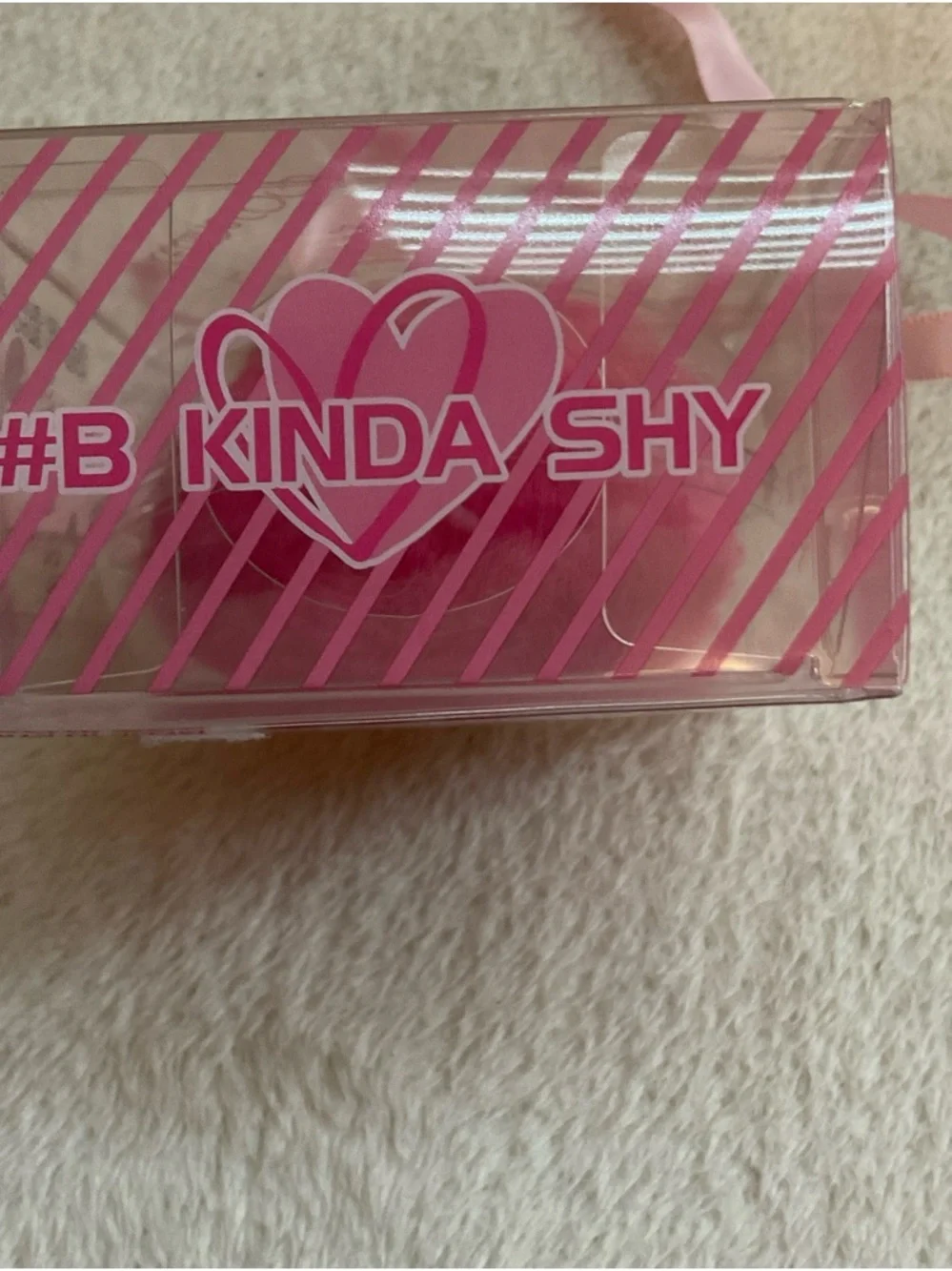 Pink Plush Lip Gloss Keychain